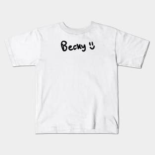 Becky Armstrong Signature Freenbecky Gap the series Kids T-Shirt